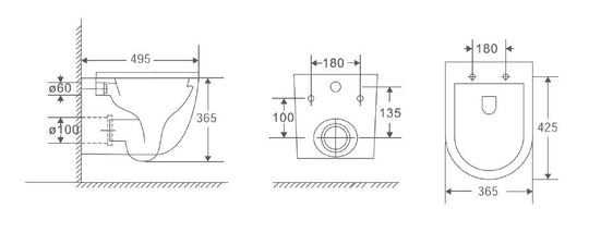 Norton66 Wall-Hung Pan