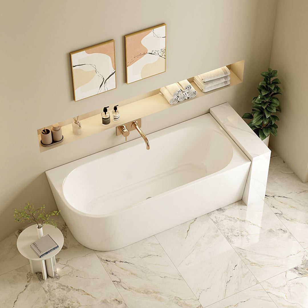 Baignoire d'angle Nova Gloss White