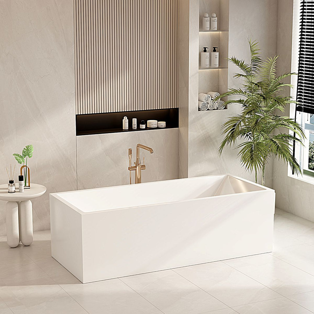 Orta Multi-Fit Freestanding Bathtub - Gloss White