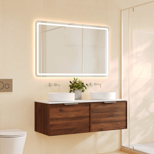 Paris 1200mm Wall-Hung Vanity - Walnut Woodmatt