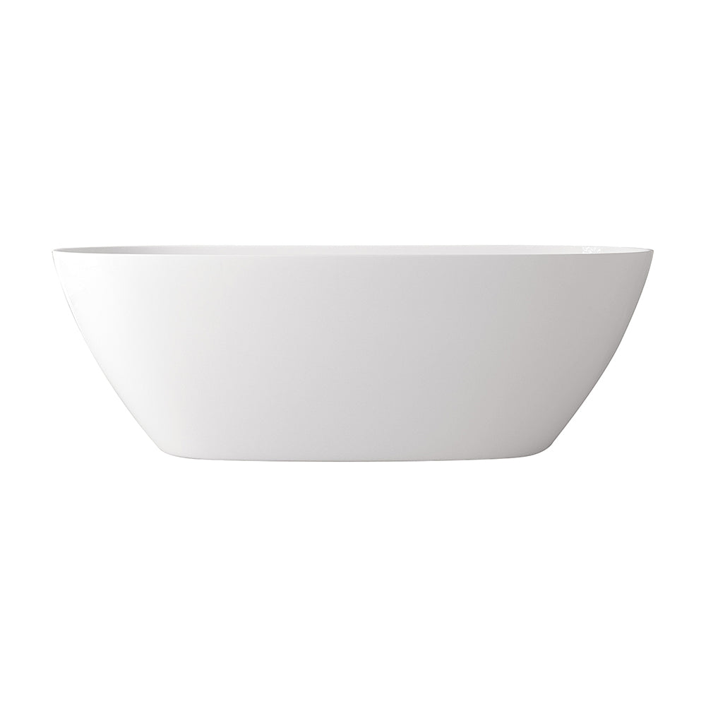 Pilato Freestanding Bathtub - Gloss White & Matt White