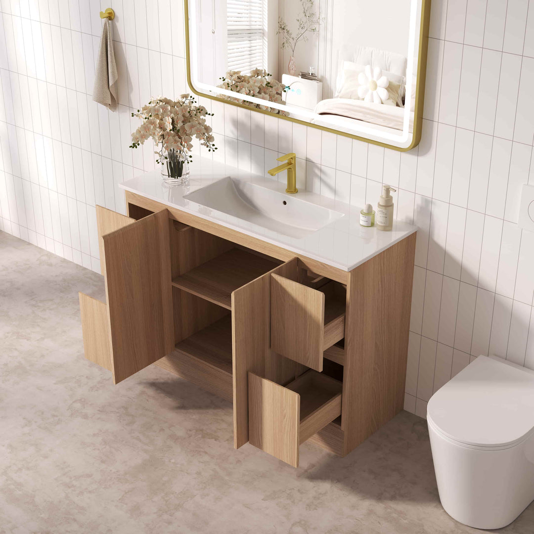 RITA 1200mm Freestanding Cabinet - Elegant Oak