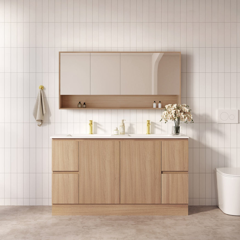 RITA 1500mm Freestanding Cabinet - Elegant Oak