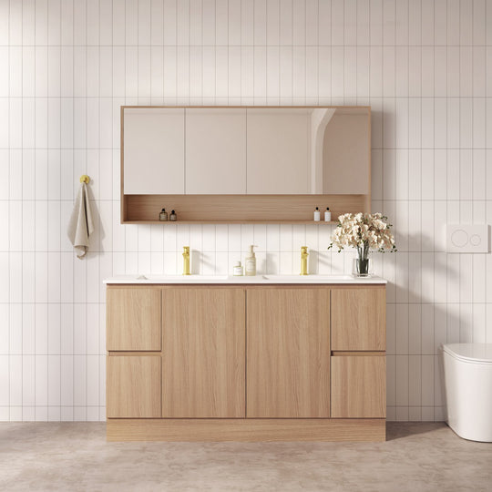 RITA 1500mm Freestanding Cabinet - Elegant Oak
