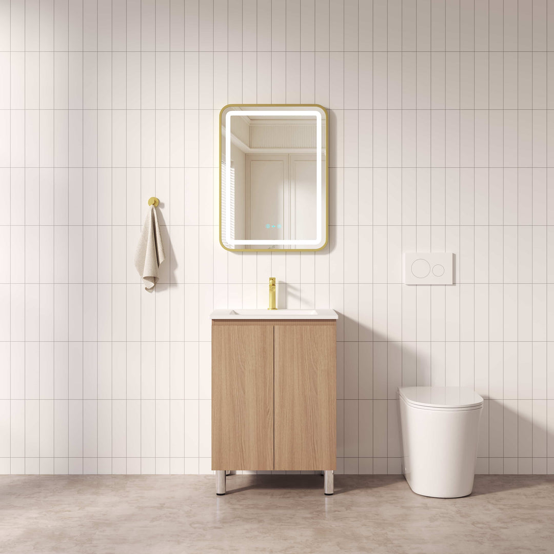 RITA 600mm Freestanding Cabinet - Elegant Oak