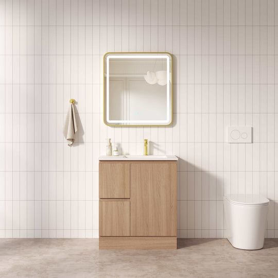 RITA 750mm Freestanding Cabinet (LHD)- Elegant Oak