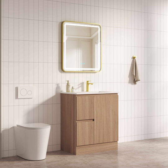 RITA 750mm Freestanding Cabinet (LHD)- Elegant Oak