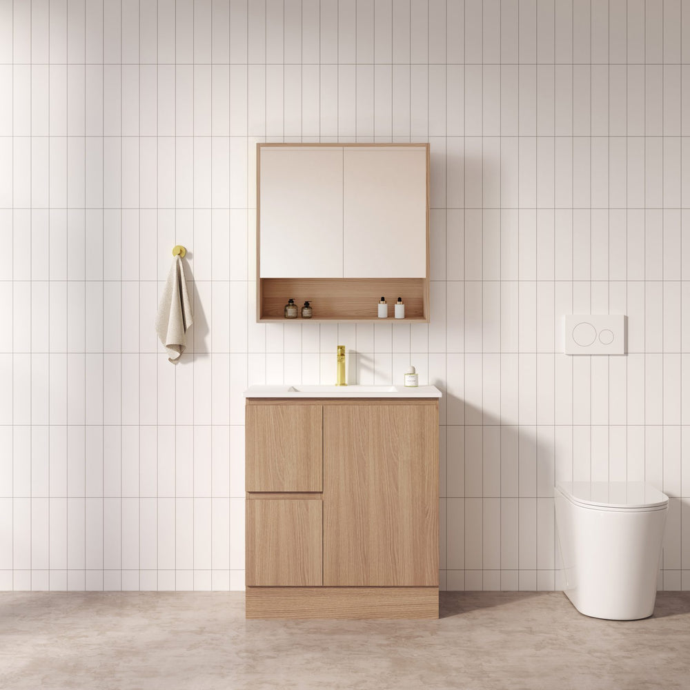 RITA 750mm Freestanding Cabinet (LHD)- Elegant Oak