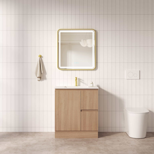 RITA 750mm Freestanding Cabinet (RHD)- Elegant Oak