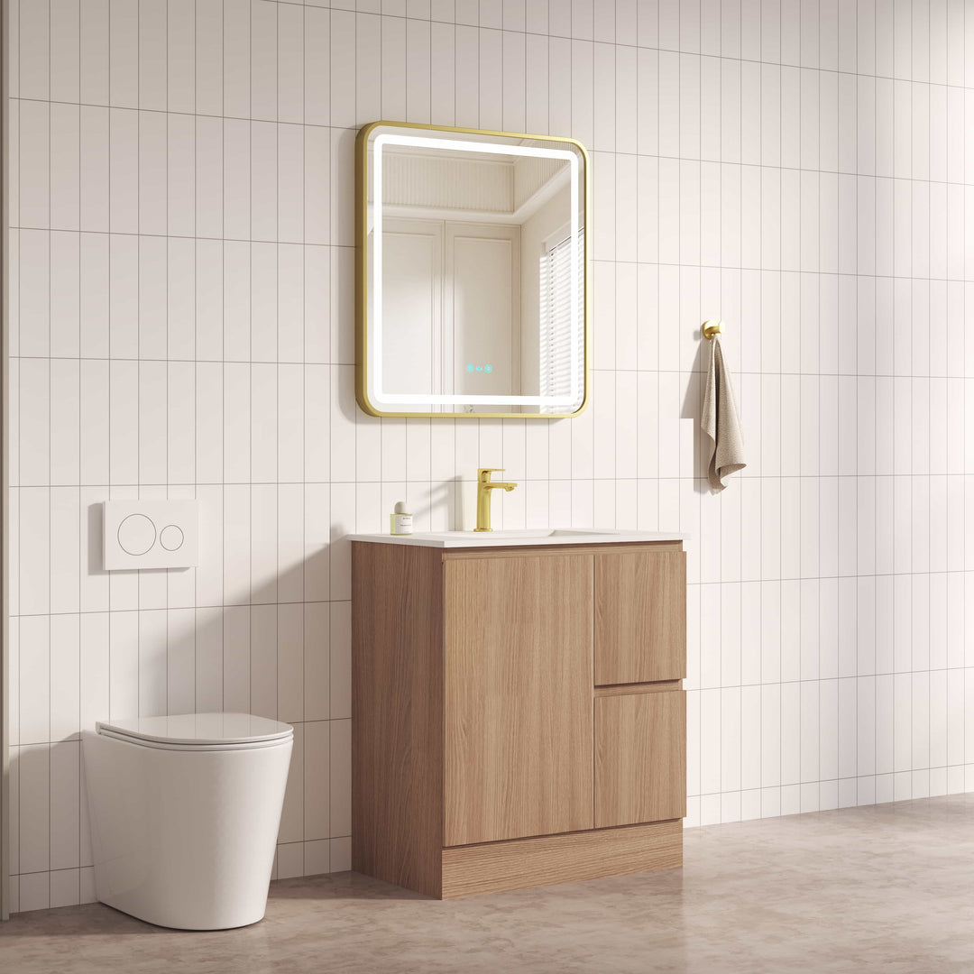 RITA 750mm Freestanding Cabinet (RHD)- Elegant Oak