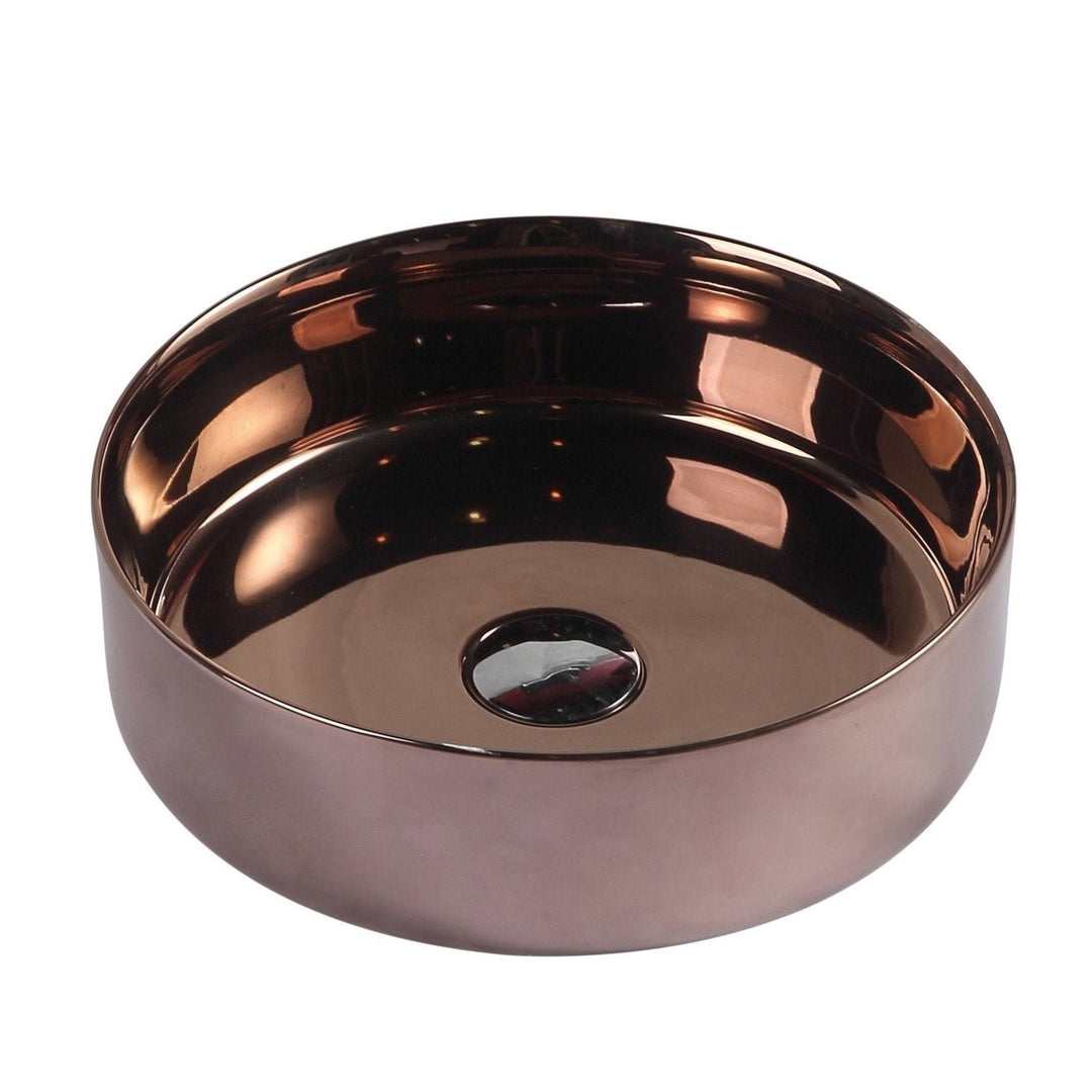 Sasso 34 Counter-top Round Basin - Posh Gold