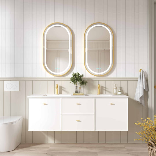 Seattle 1500mm Wall-Hung Cabinet - Matt White