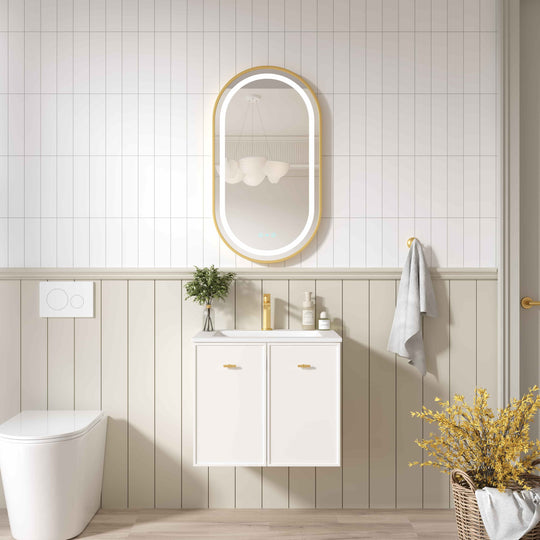 Seattle 600mm Wall-Hung Cabinet - Matt White
