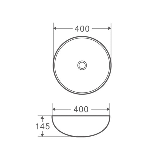 Spin 40 Counter-Top Round Basin