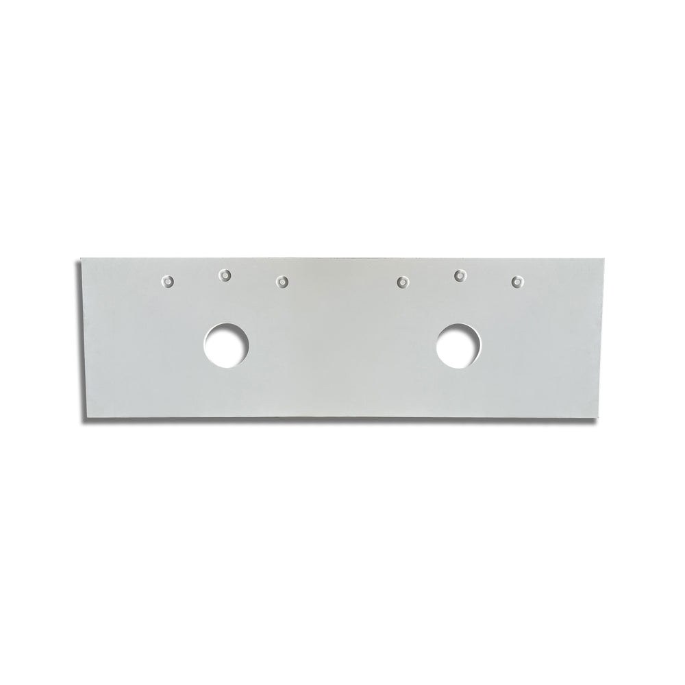 1500mm Square Corner Stone Top-Luna White/Carrara/Black