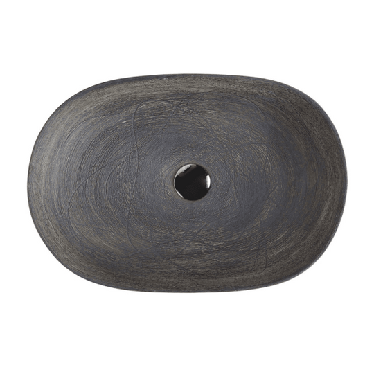 Vale 95 Counter-Top Oval Basin - Natural Oak