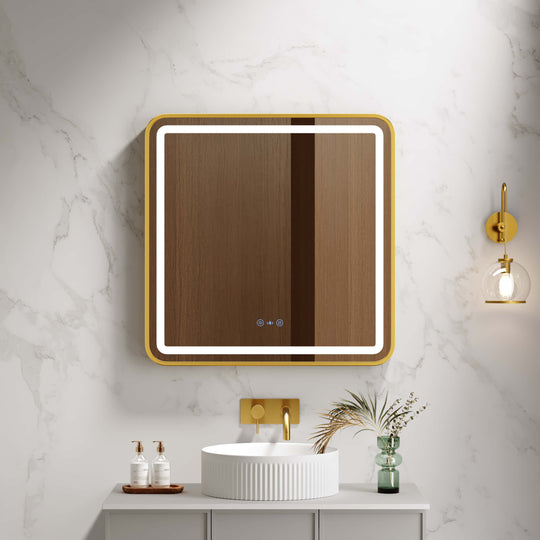 Miroir rond à LED