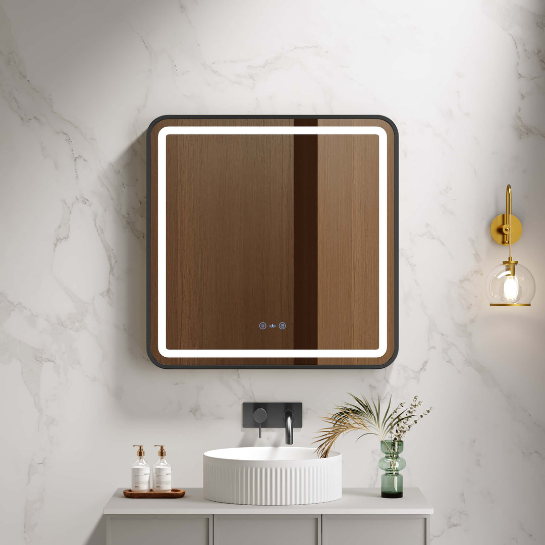 Miroir rond à LED