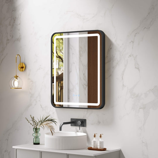 Miroir rond à LED