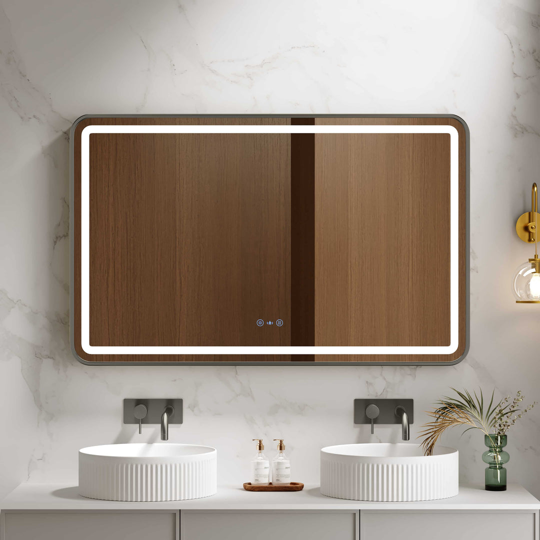 Miroir rond à LED