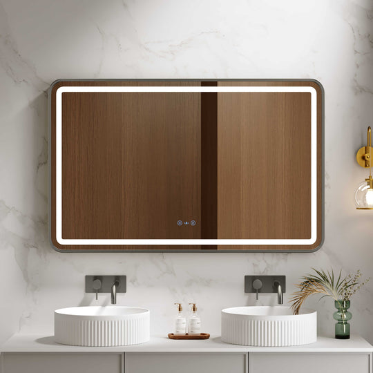 Miroir rond à LED