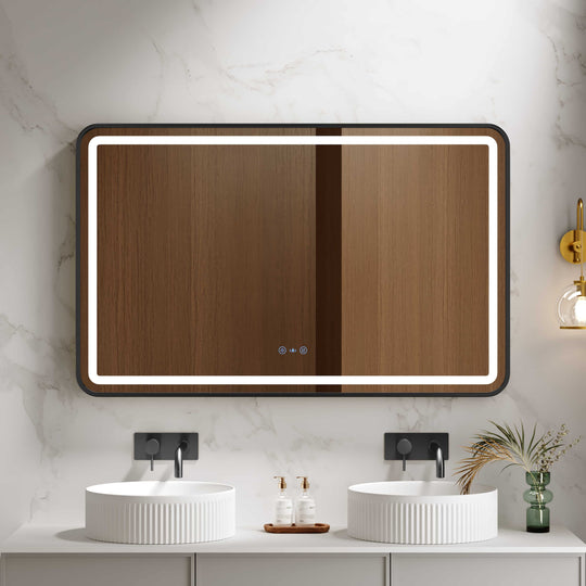 Miroir rond à LED
