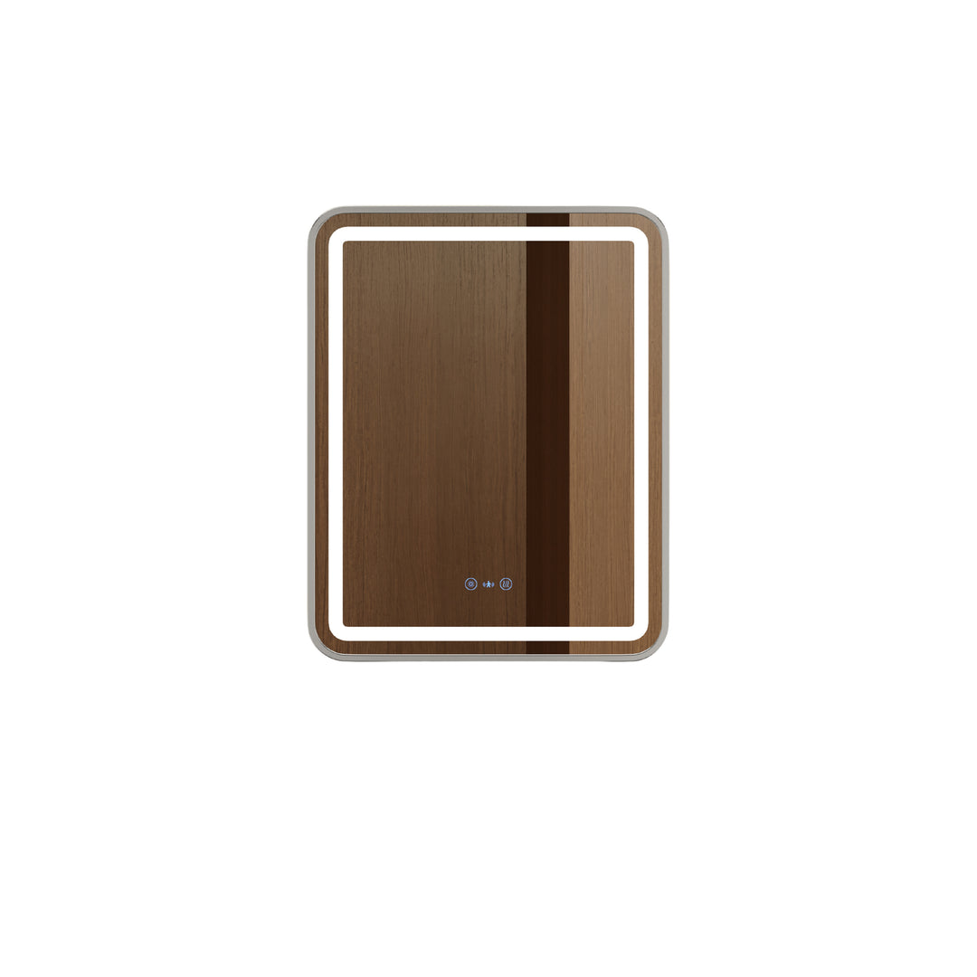 Venus 600×750 / 750×900 / 1200×750mm LED Rectangular Mirror – Brushed Nickel Frame