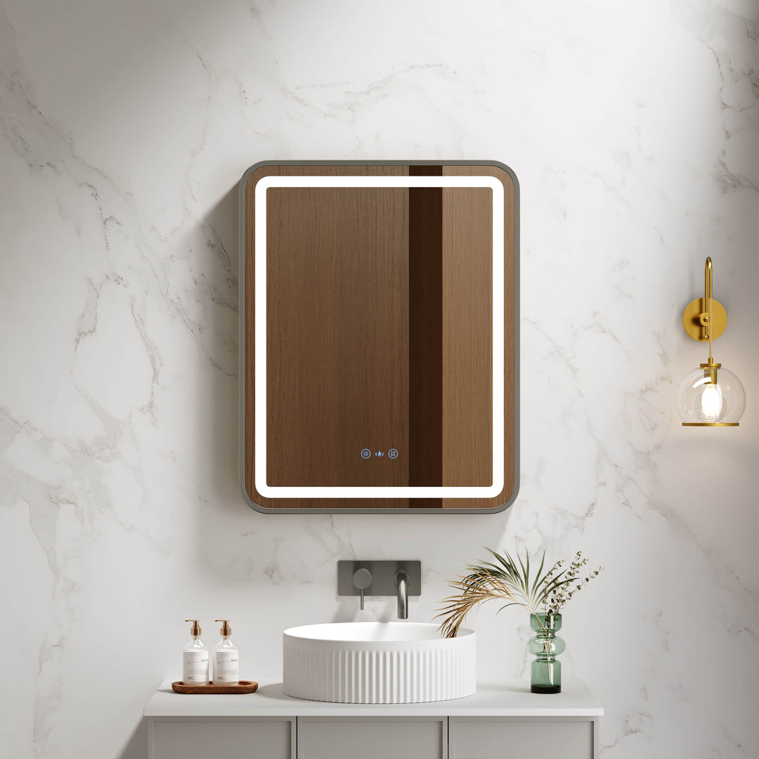 Miroir rond à LED