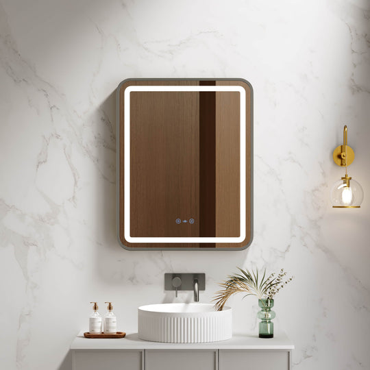 Miroir rond à LED