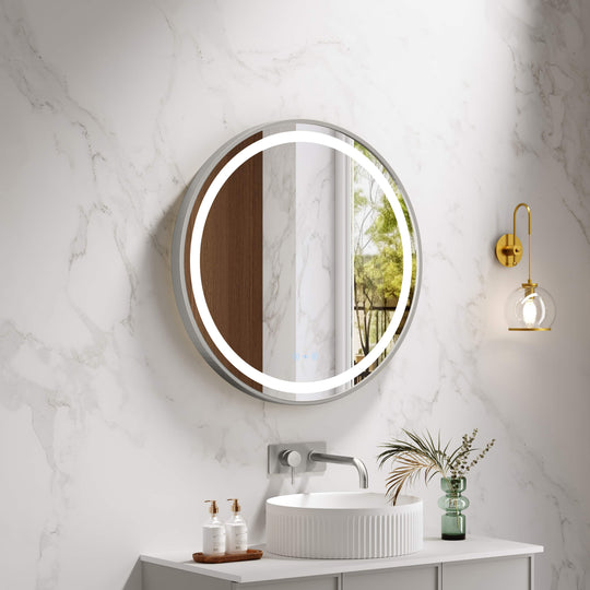 Miroir rond à LED