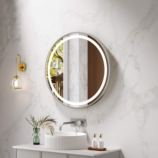 Miroir rond à LED