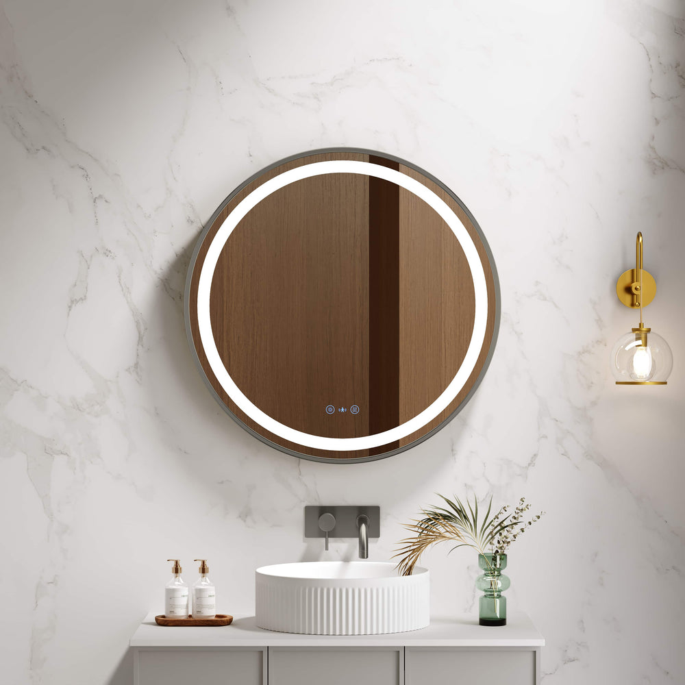 Miroir rond à LED