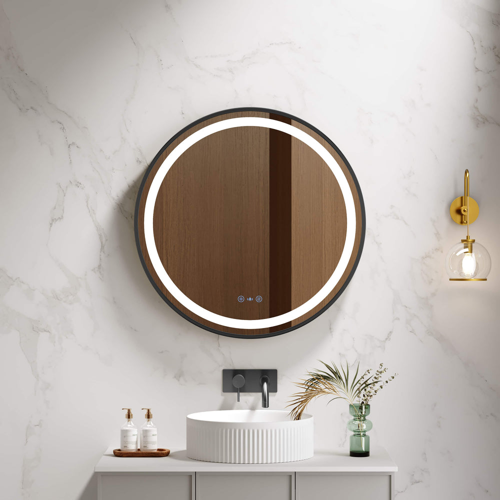 Miroir rond à LED