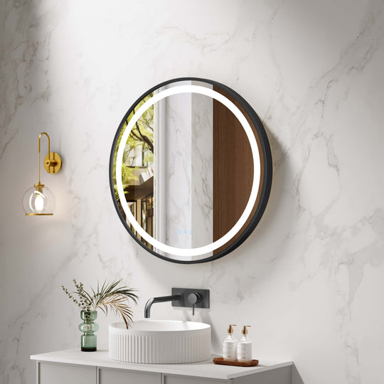 Miroir rond à LED