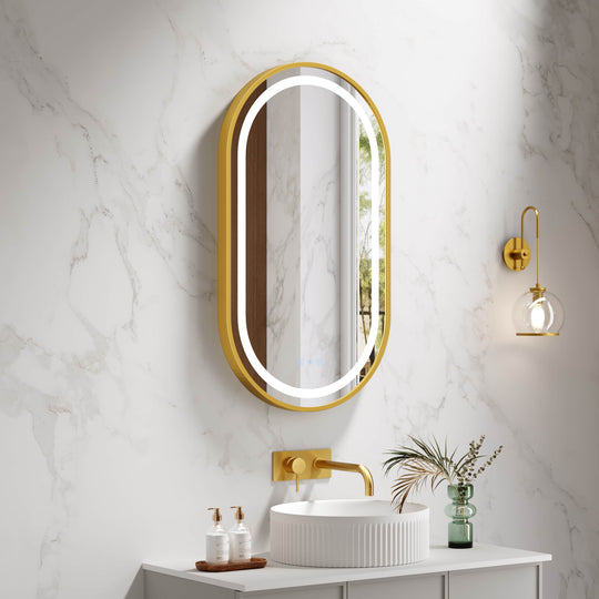 Miroir rond à LED