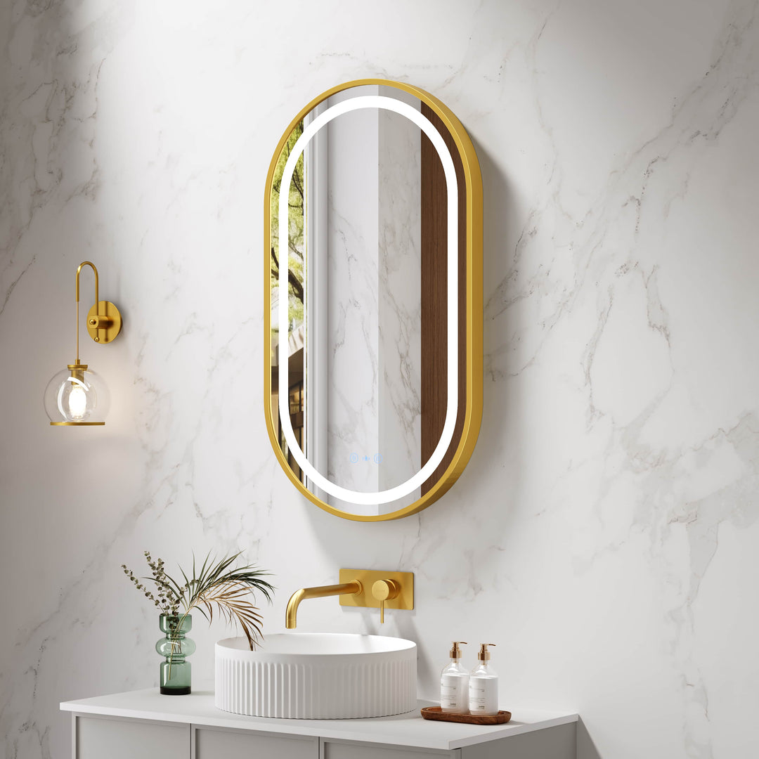 Miroir rond à LED