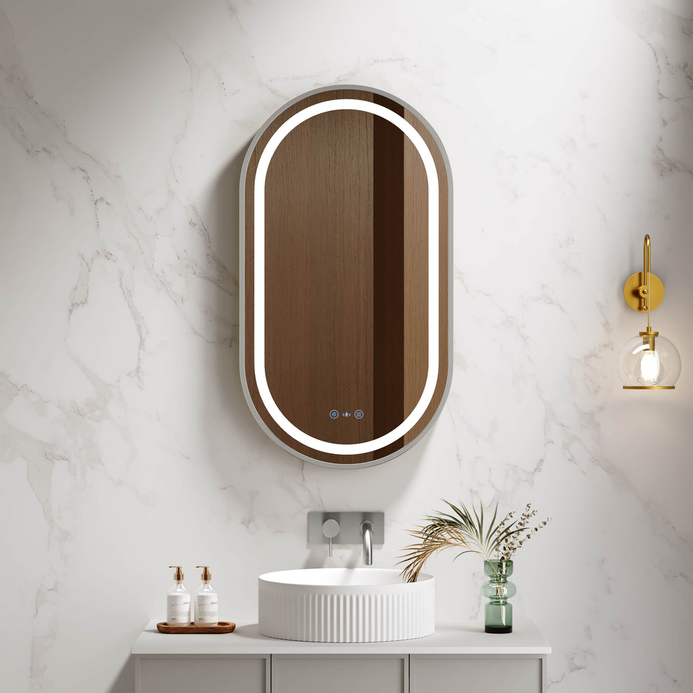 Miroir rond à LED