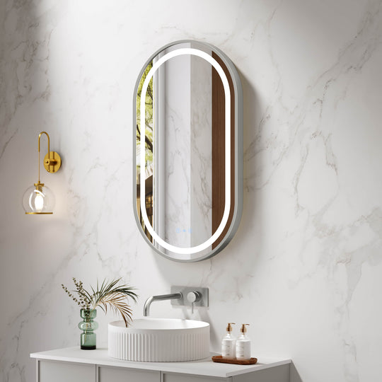 Miroir rond à LED