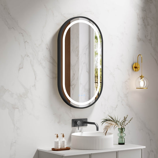 Miroir rond à LED