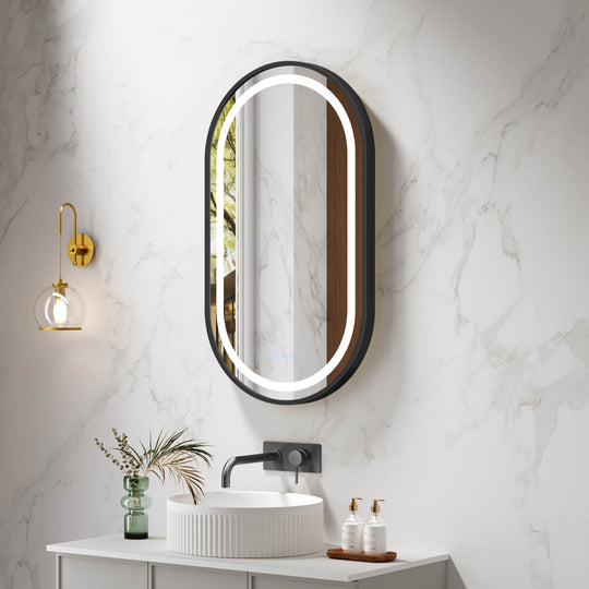 Miroir rond à LED