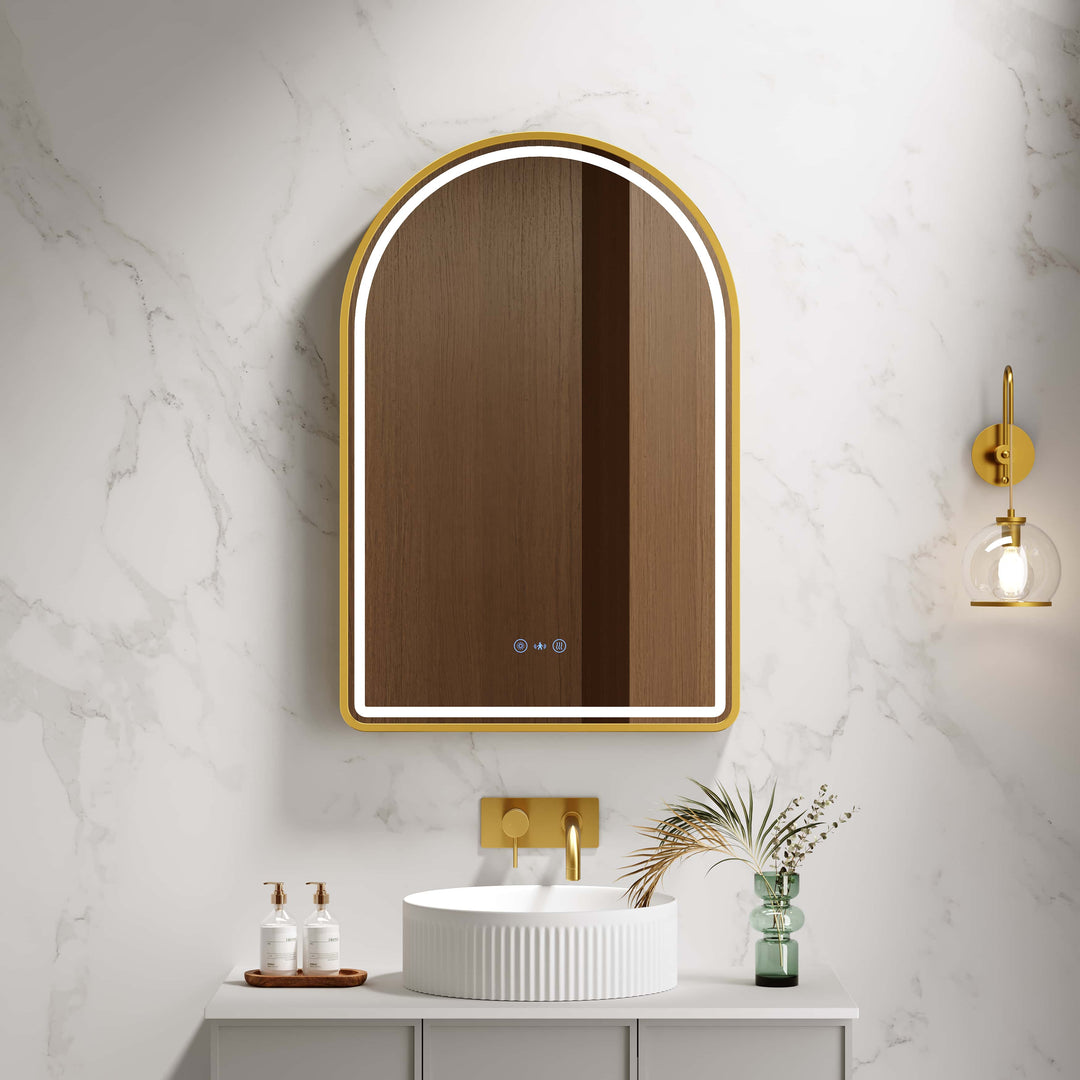 Miroir rond à LED