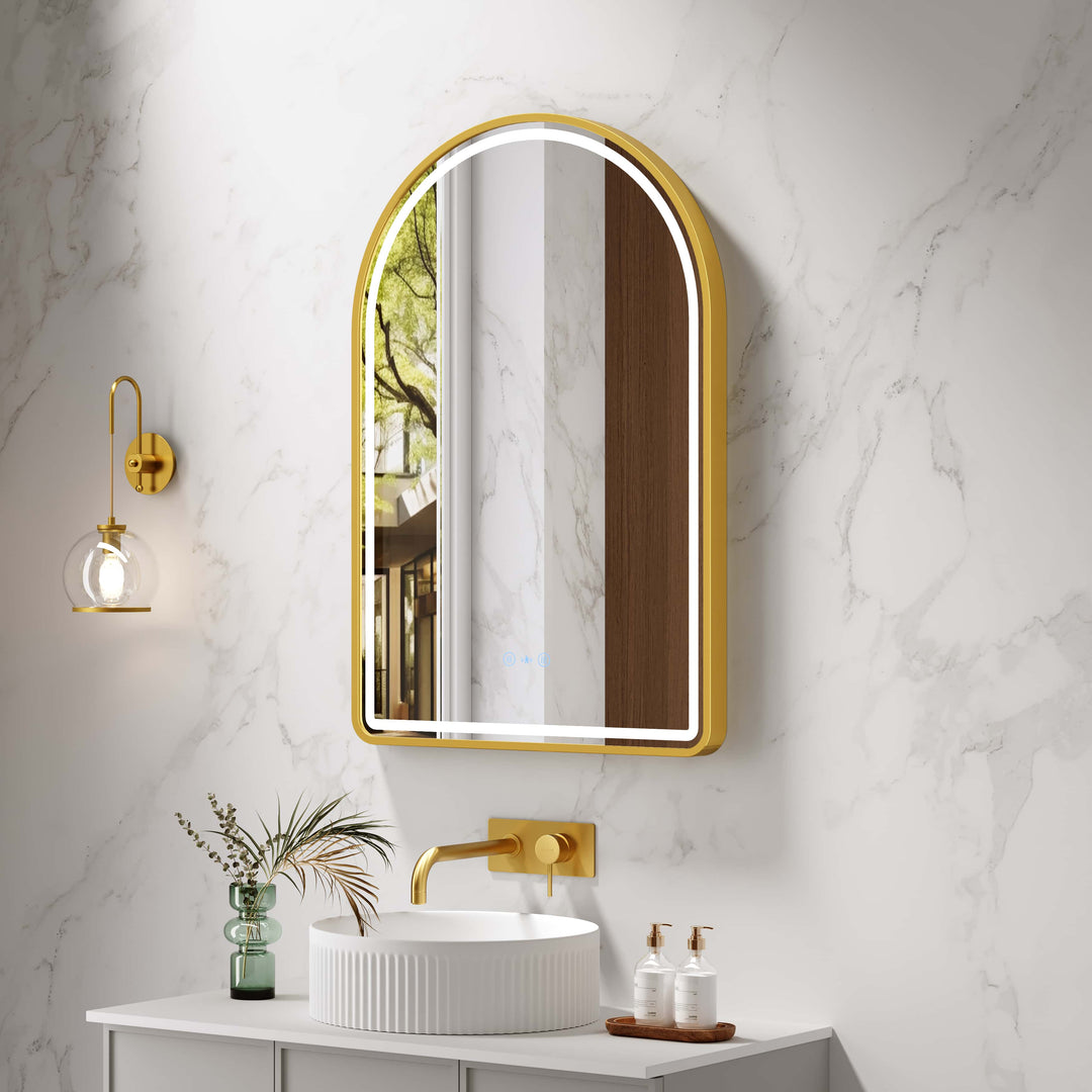 Miroir rond à LED