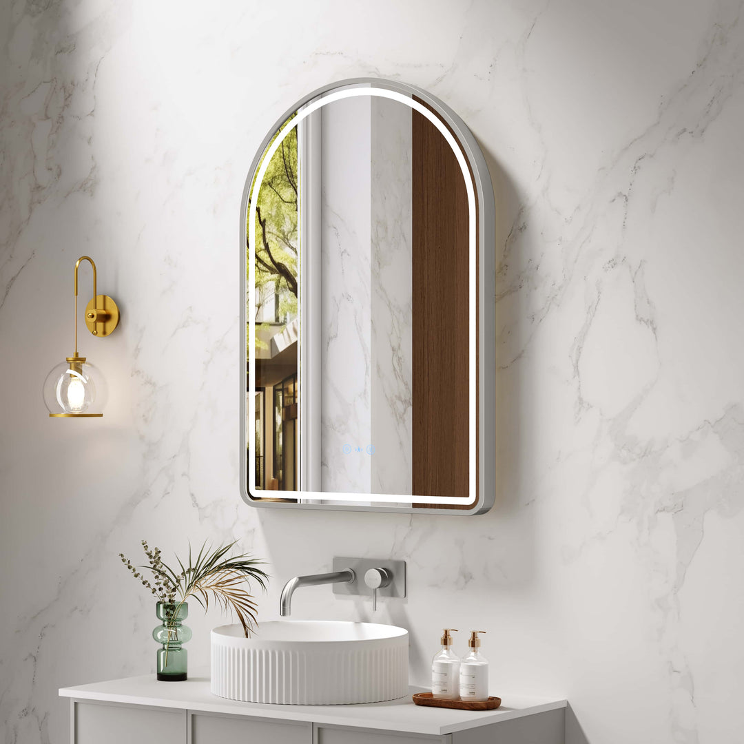 Miroir rond à LED