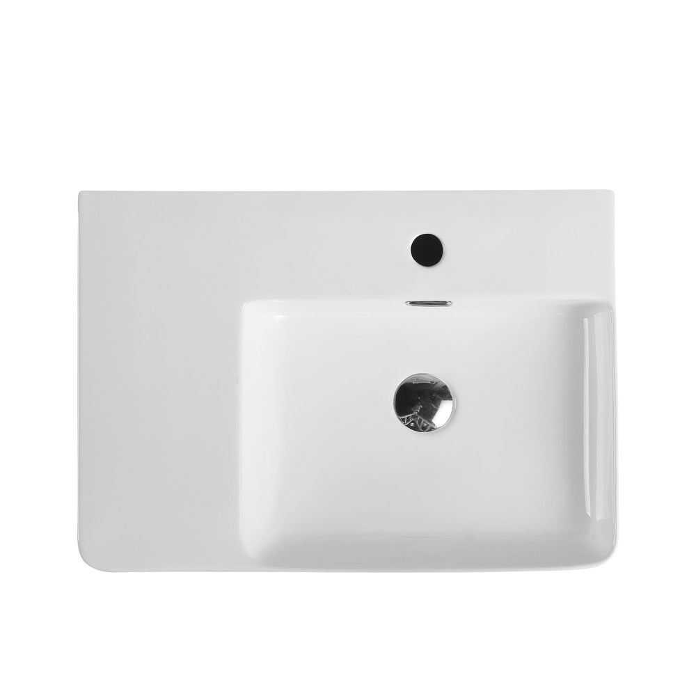 Vento 60ML Wall-Hung Rectangular Basin