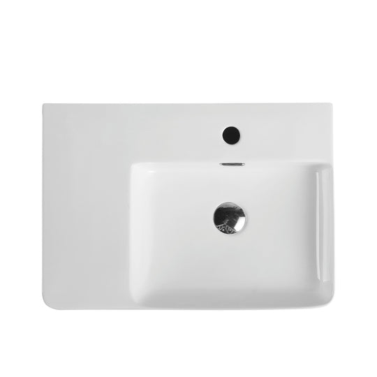 Vento 60ML Wall-Hung Rectangular Basin