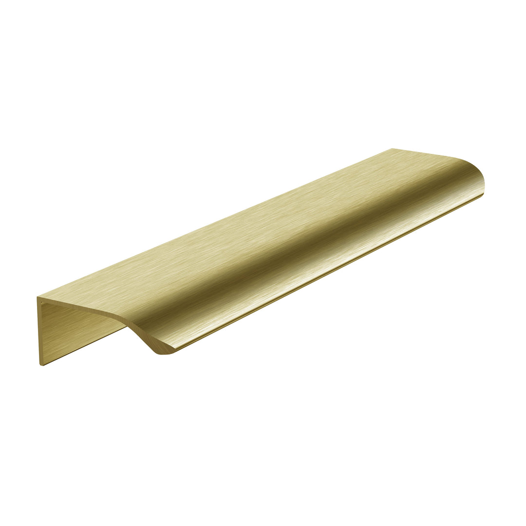 Curved Lip Pull Handle 200mm – Brushed Gold Finish