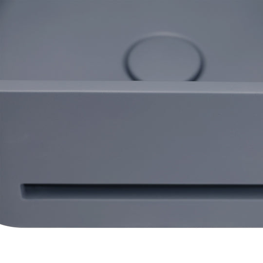 VIVO 43 Concrete Wall-Hung Basin-Blue Ashes
