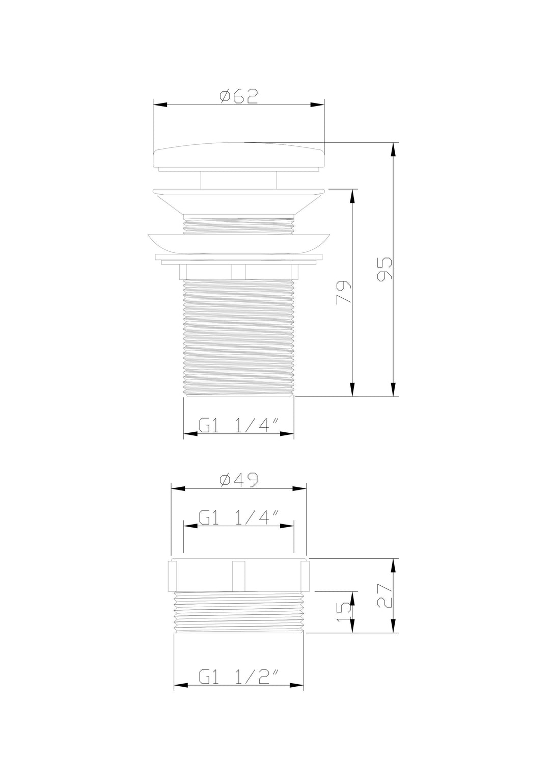 VIVO 43 Concrete Wall-Hung Basin-Blue Ashes