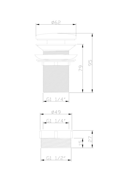 VIVO 43 Concrete Wall-Hung Basin-Blue Ashes