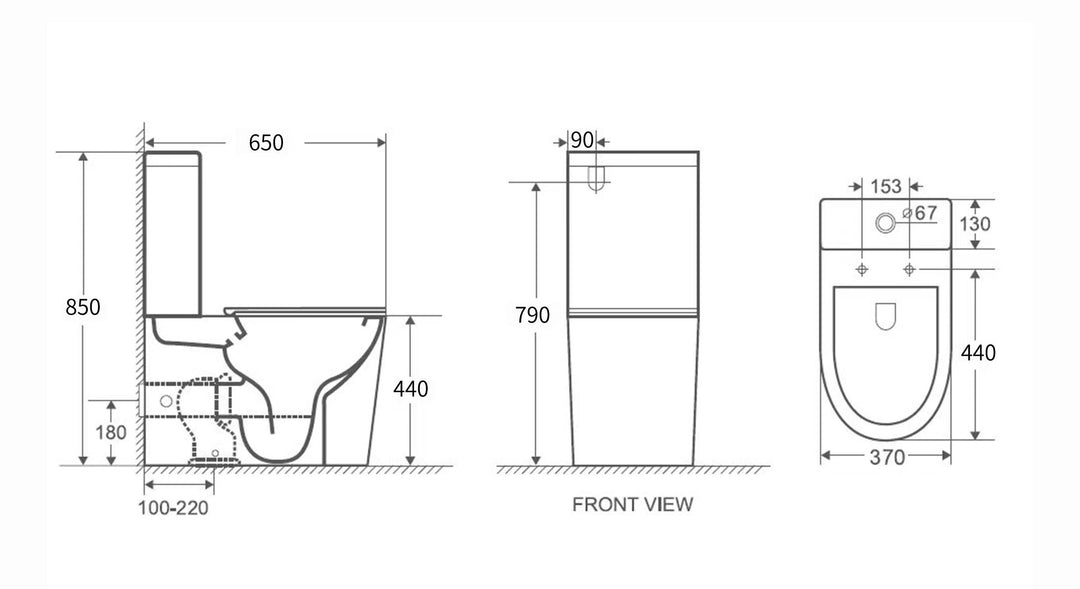 Walton Back-to-Wall Toilet Suite